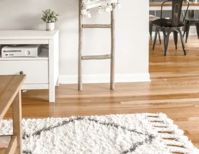 Clean home interior with hardwood floors