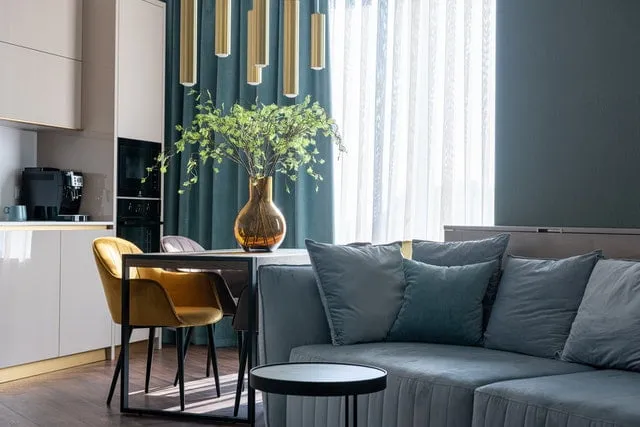Professionally cleaned living room in a Victoria home